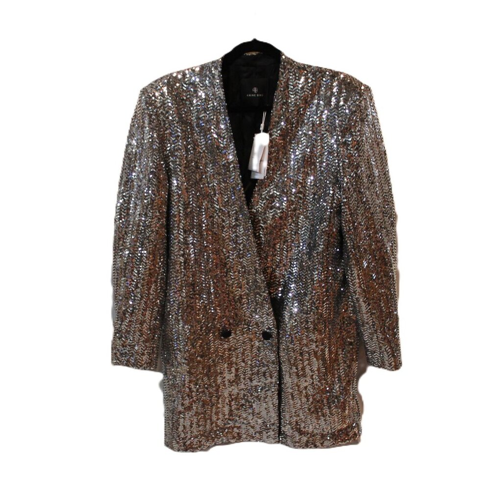 Anine Bing Sequin Blazer